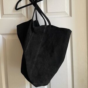 Mango - Suede Shoulder Bag